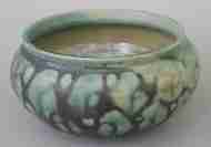 bowl with swirl pattern, 7" dia., 