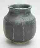 faceted vase, 5" high, 